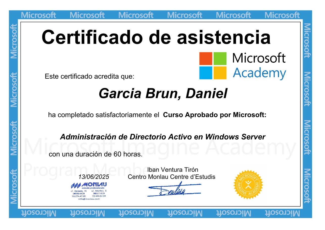 Asistencia Active Directory
